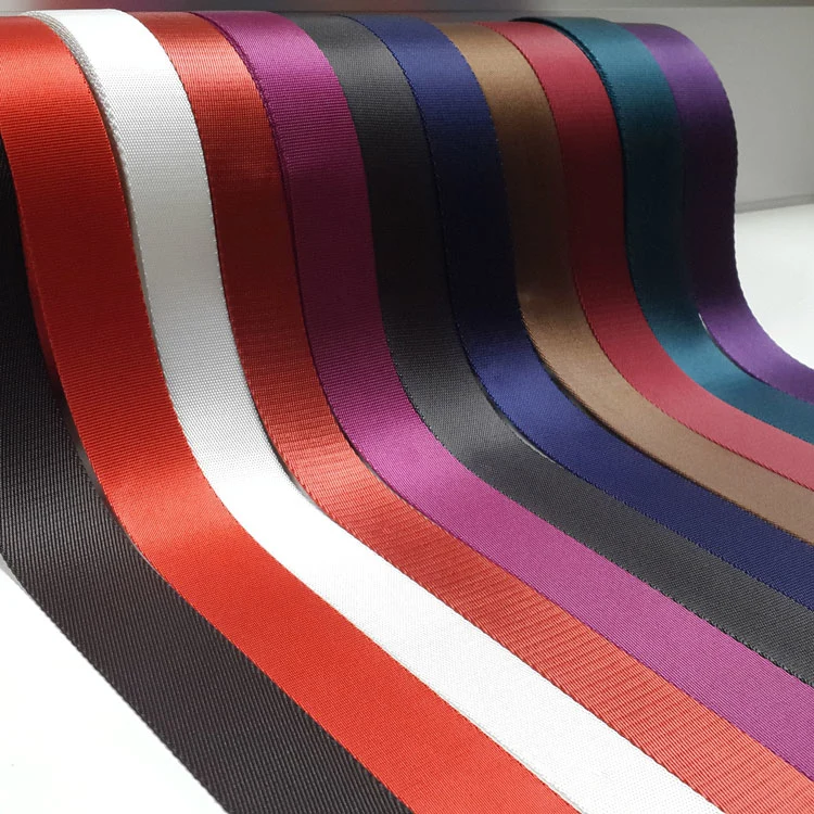 Eco-Friendly Nylon / Polyester Webbing for Garments and Bags