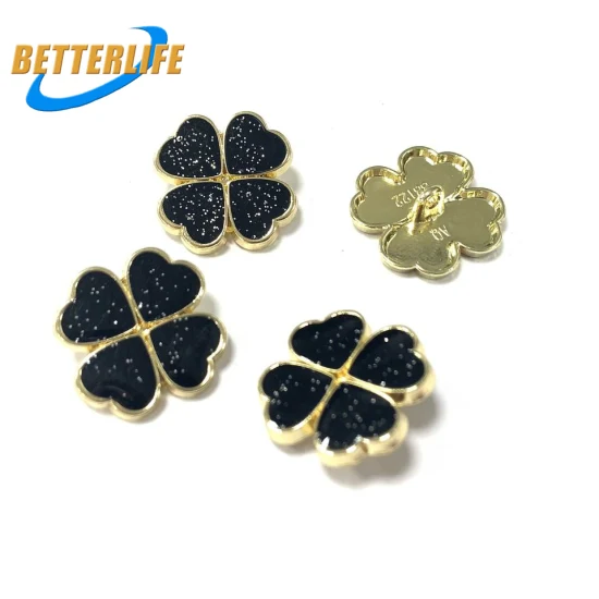 Custom Logo Gold Embossed Dome Sewing Buttons Round Snap Button Metal Eyelet for Clothes Jeans Button