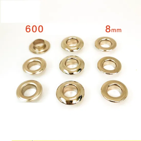 The Manufacturer Directly Supply 400 # Round Edge/Flat Edge/Mushroom Eyelet for Clothing Accessories