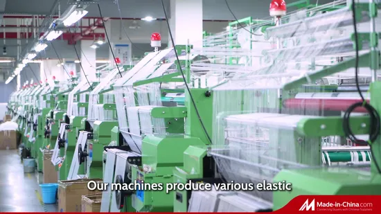 Breathable Nylon Polyester Fishnet Elastic Waistband with Custom Jacquard Design