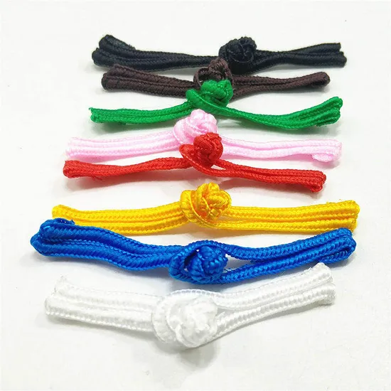 Vintage Traditional Chinese Garments Fabric Tang Knot Frog Buttons
