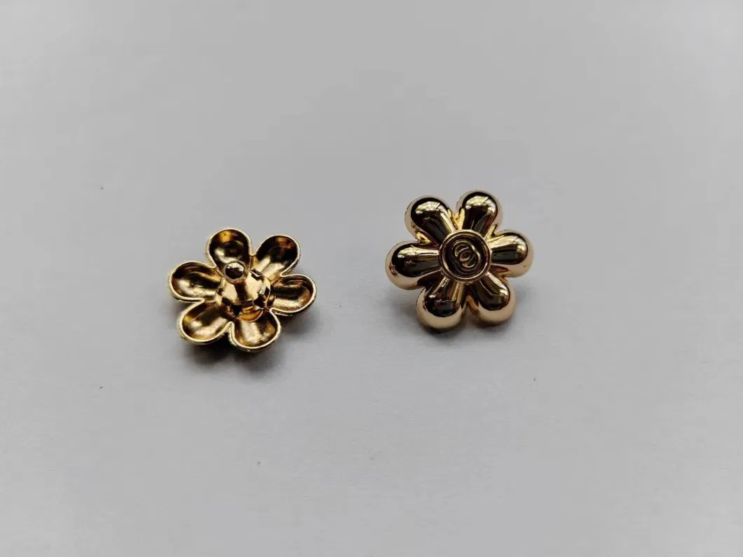 Gold Metal Buckles for Clothes and Bags Garment Metal Accessories