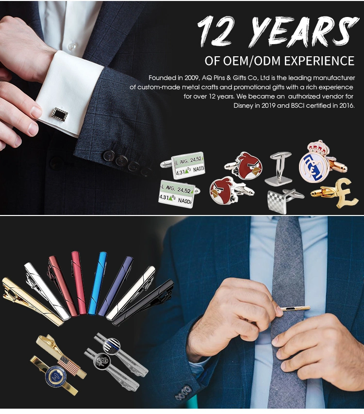 Wholesale Custom Metal Tie Bar Garment Accessory Star Tie Clip Suit Accessories of Fashionmen&prime; S Accessories Label Pin