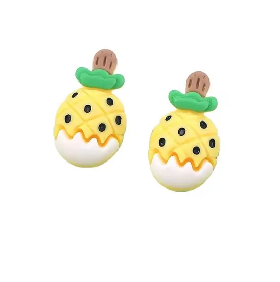 Wholesale Cartoon Children Button Cardigan Shirt with Children′s Clothing Fruit Cute Resin Buttons 