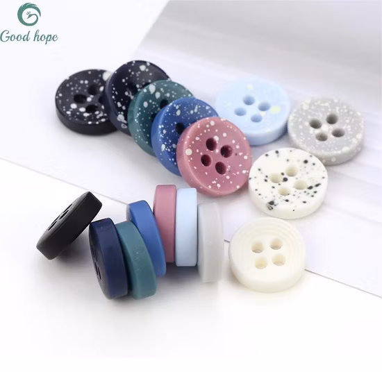 Hot Sell High Quality Design Plastic 4 Holes Shirt Button for Clothing with Logo
