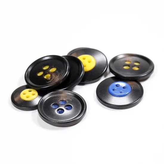 Manufacturer Custom Fruit Button Natural Retro Corozo 4 Hole Button Casual Suit Jacket Burning Edge Ivory Button 