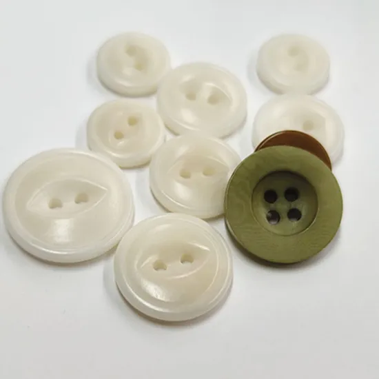 Wholesale Natural Corozo 4 Holes Button for High Quality Garment Accessories 