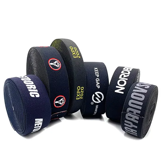 Factory Custom Ribbon Bra Strap Glitter Elastic 1cm 
