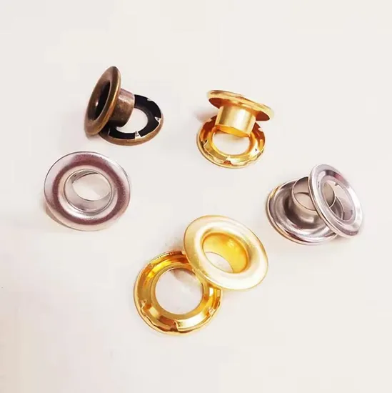 Cheap Metal Eyelet Trim Grommet Eyelet for Garment Color Metal Eyelet for Garments Leather Handbag 