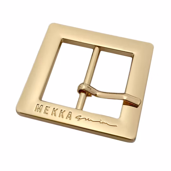Gold Metal Buckles for Clothes and Bags Garment Metal Accessories