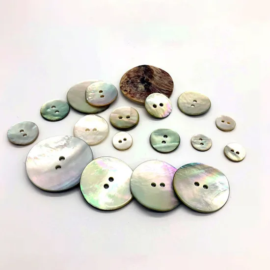 Wholesale Price Sewing Two Hole Round Real Natural Japanese Agoya Shell Button for Clothes 