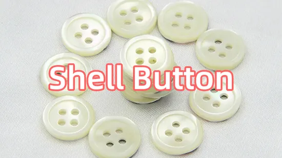 Factory Price Custom Round Natural Two Holes Mop White Pearl Shell Shirt Button 