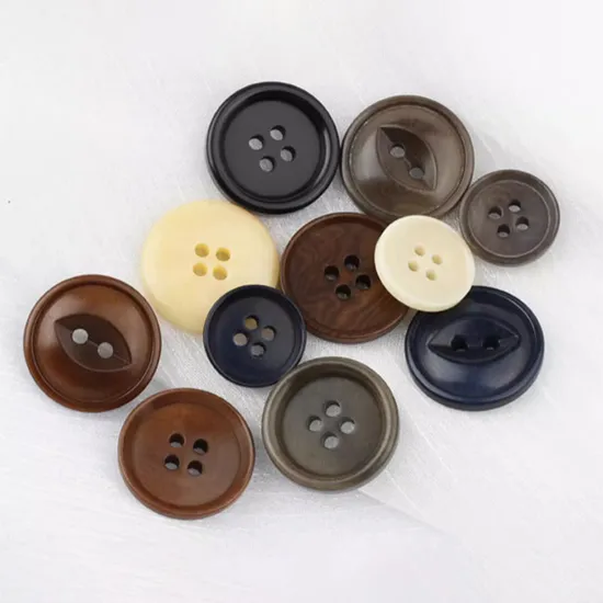 Abpf Hight Quality Dyed Colors Corozo Tagua Buttons 2 Hole Fancy Shirt Buttons 