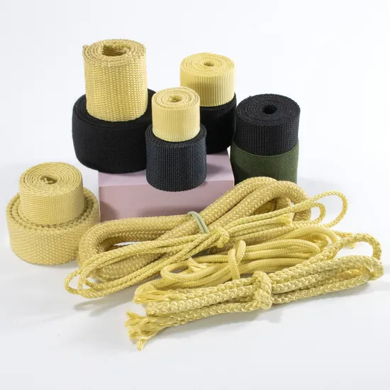 Industry Firefighting Special High Temperature Resistant Fire Retardant Aramid Fiber Strap Webbing 