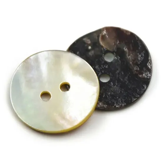 2 Holes Camisa Botones PARA Ropa Japanese Natural Agoya Agoya Shell Button for Shirt Clothing 