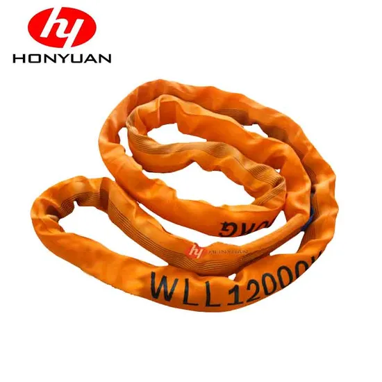 Wholesale Round Lifting Sling Polyester Webbing Straps 
