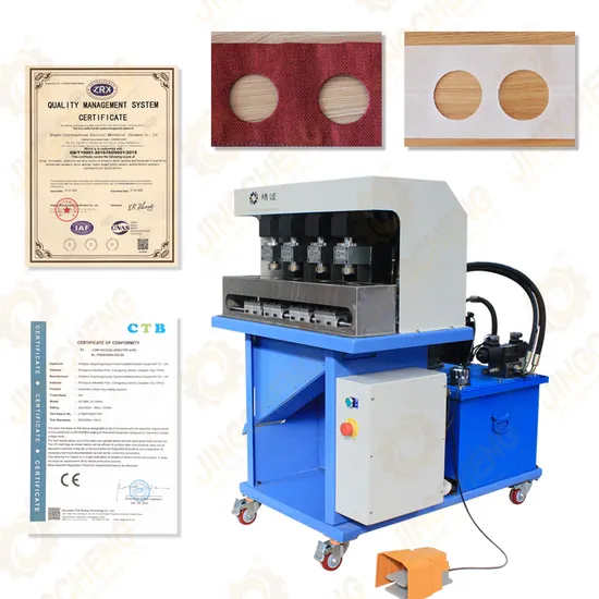 Window Curtain Punching Machine Four Holes at a Time 