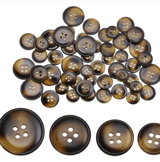 2025 Variety Factory Color Resin Buttons 